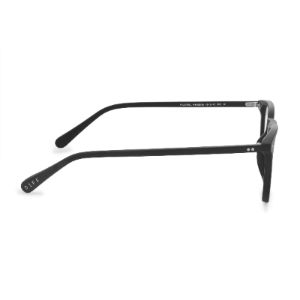 MAXWELL - MATTE BLACK + CLEAR GLASSES sold by Diff Eyewear