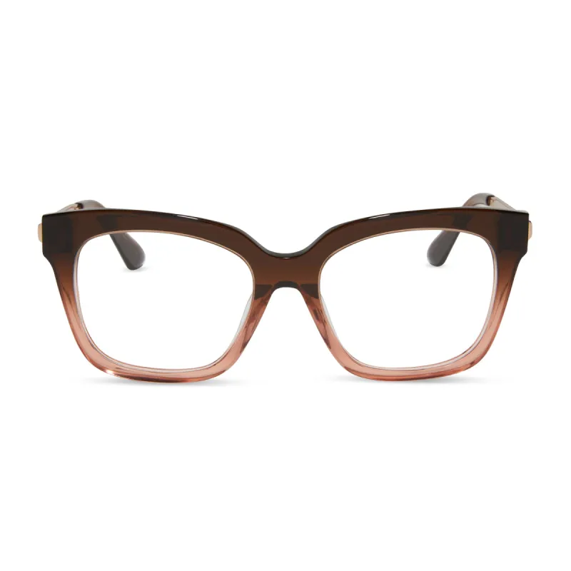 BELLA XS - TAUPE OMBRE CRYSTAL + PRESCRIPTION GLASSES sold by Diff Eyewear