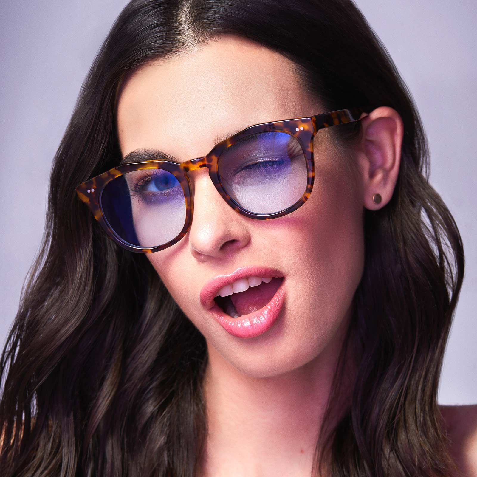 WESTON - AMBER TORTOISE + BLUE BLUE LIGHT TECHNOLOGY GLASSES sold by Diff Eyewear product image thumbnail 6