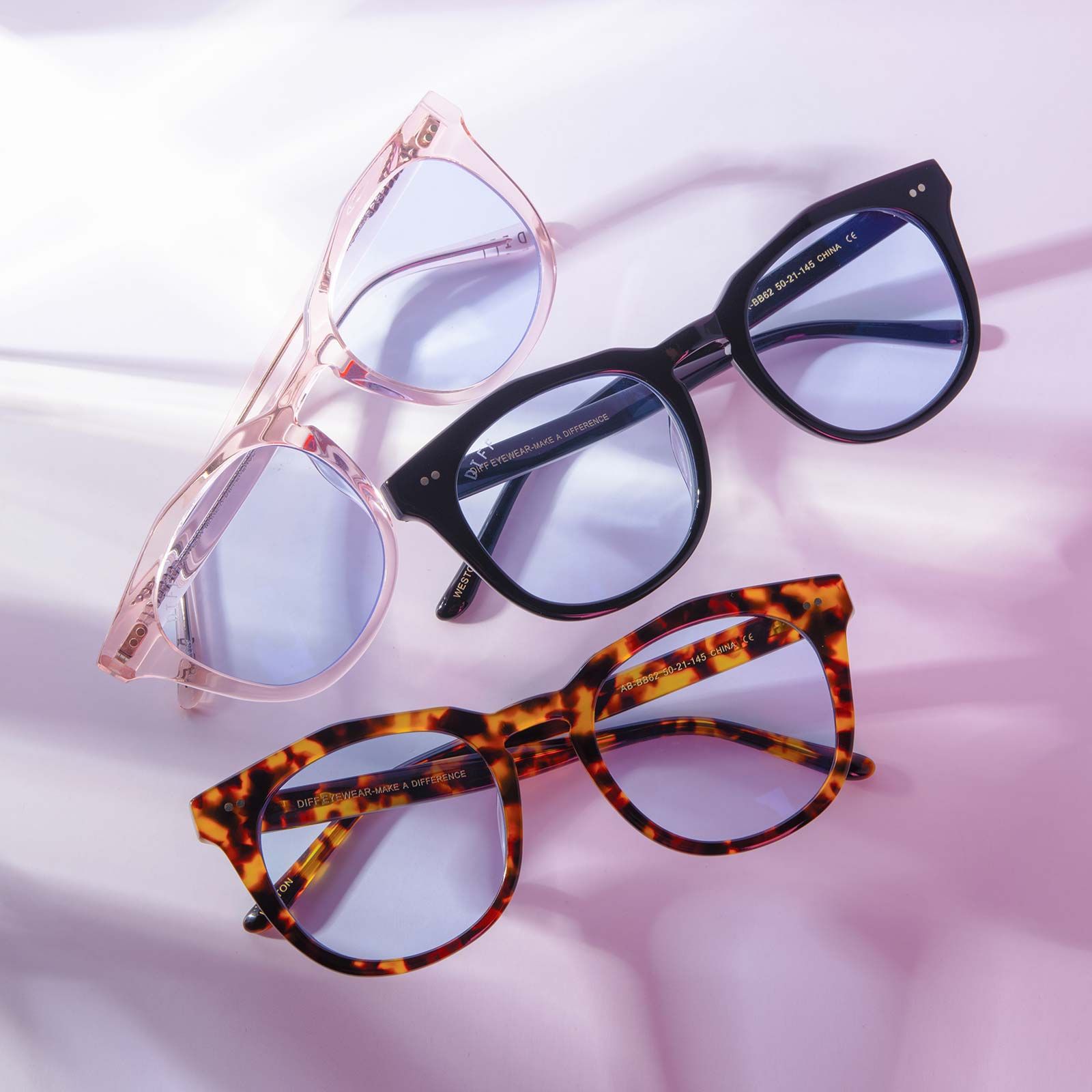 WESTON - AMBER TORTOISE + BLUE BLUE LIGHT TECHNOLOGY GLASSES sold by Diff Eyewear product image thumbnail 8