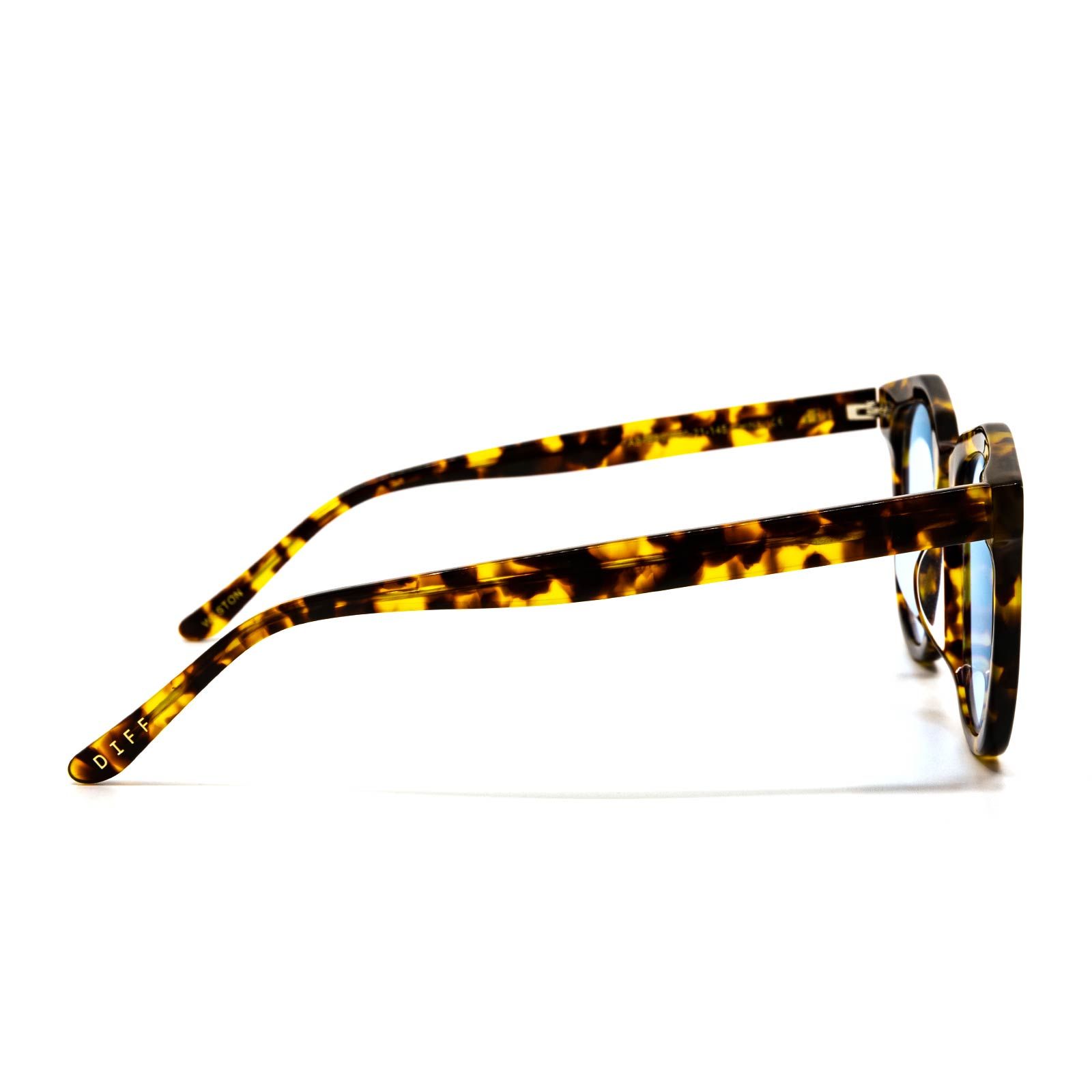 WESTON - AMBER TORTOISE + BLUE BLUE LIGHT TECHNOLOGY GLASSES sold by Diff Eyewear product image thumbnail 3
