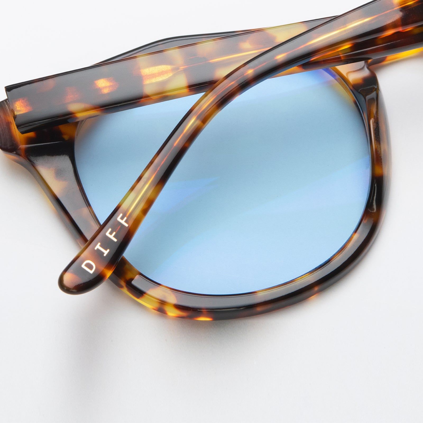 WESTON - AMBER TORTOISE + BLUE BLUE LIGHT TECHNOLOGY GLASSES sold by Diff Eyewear product image thumbnail 4