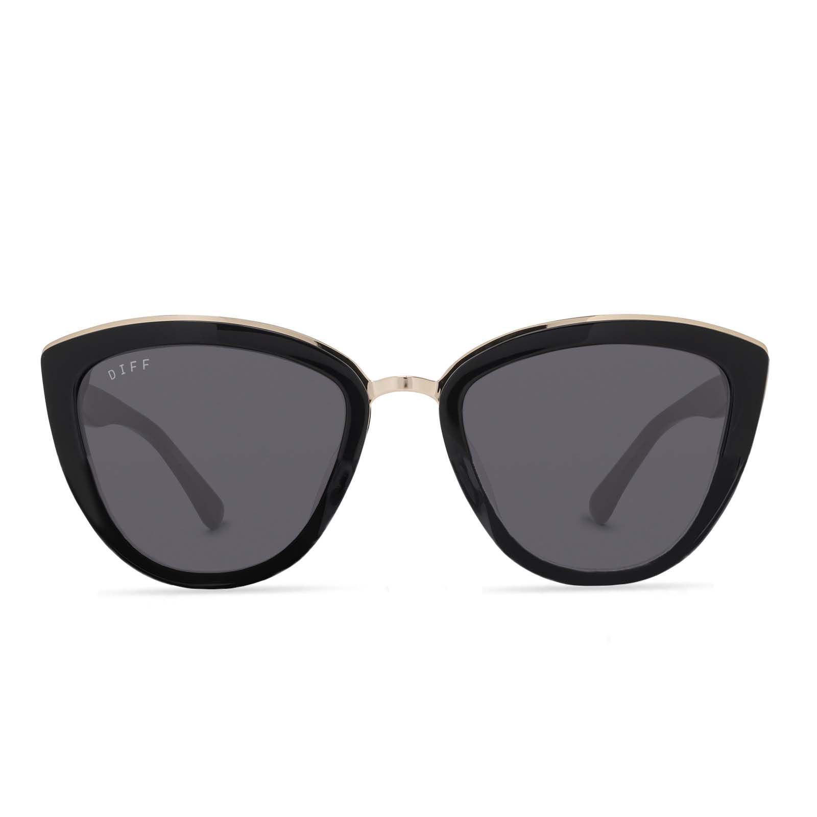 ROSE - BLACK + GREY SUNGLASSES sold by Diff Eyewear