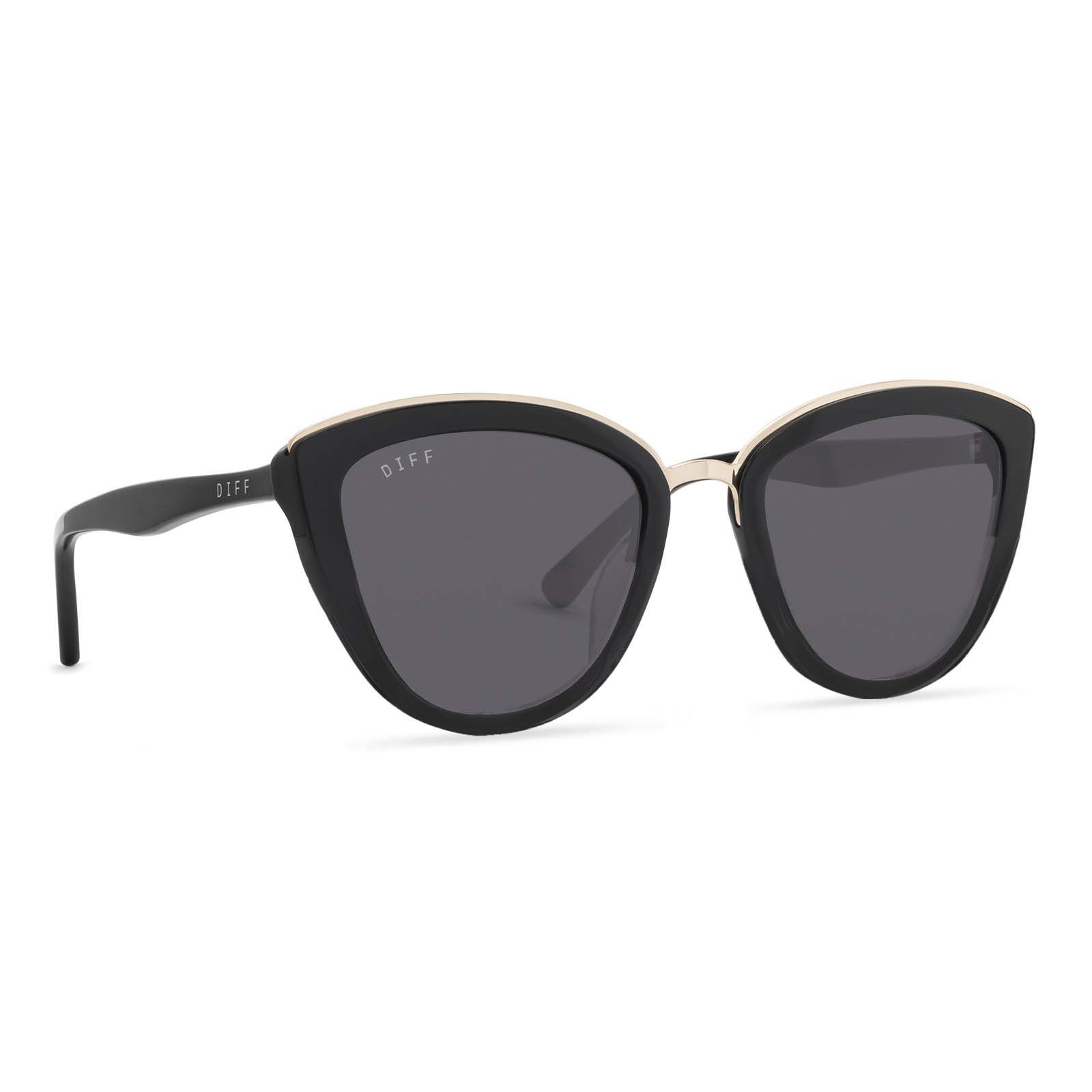 ROSE - BLACK + GREY SUNGLASSES sold by Diff Eyewear product image thumbnail 2