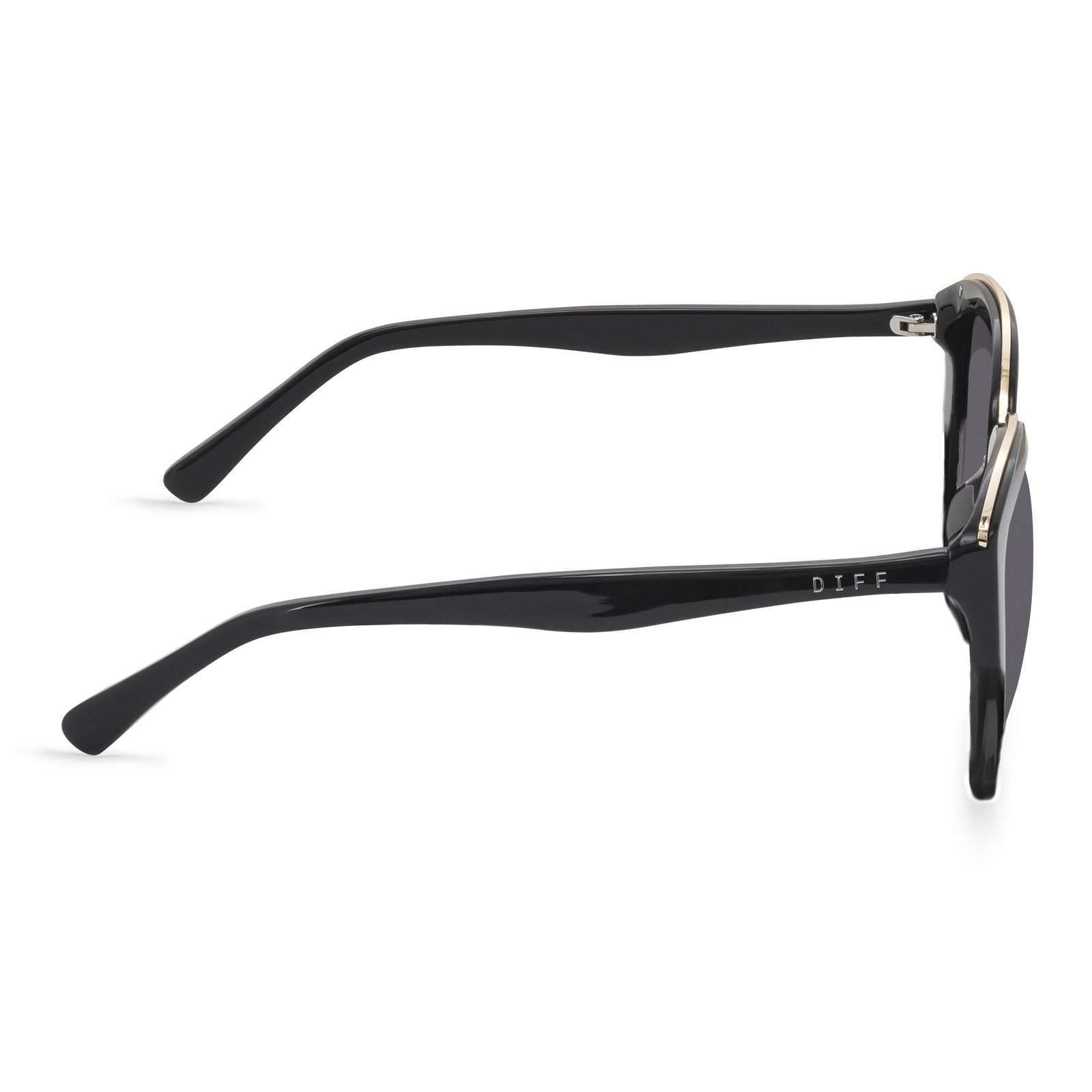 ROSE - BLACK + GREY SUNGLASSES sold by Diff Eyewear product image thumbnail 3