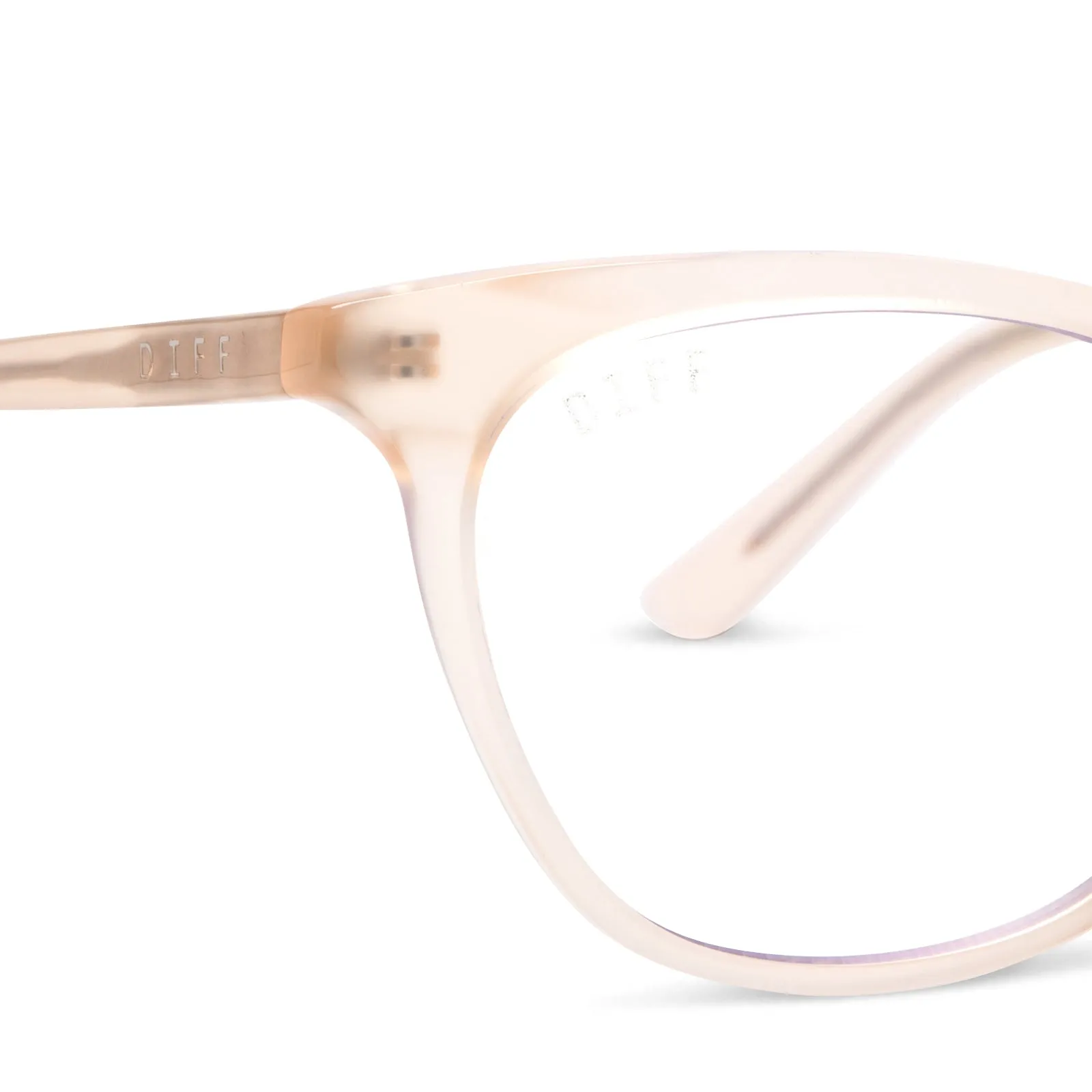 JADE - MELON CRUSH + BLUE LIGHT TECHNOLOGY GLASSES sold by Diff Eyewear product image thumbnail 3