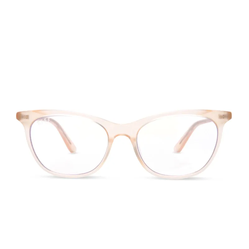 JADE - MELON CRUSH + BLUE LIGHT TECHNOLOGY GLASSES sold by Diff Eyewear