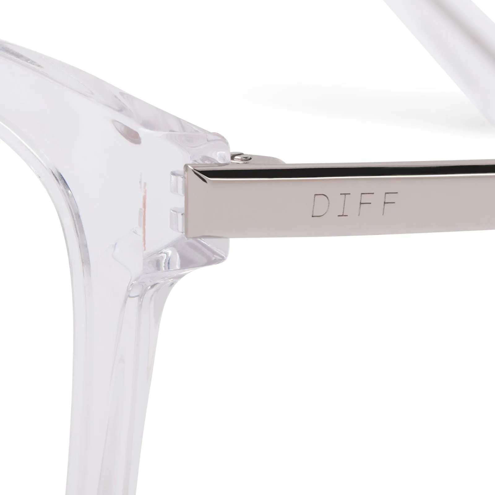 BELLA - CLEAR CRYSTAL + BLUE LIGHT TECHNOLOGY GLASSES sold by Diff Eyewear product image thumbnail 4