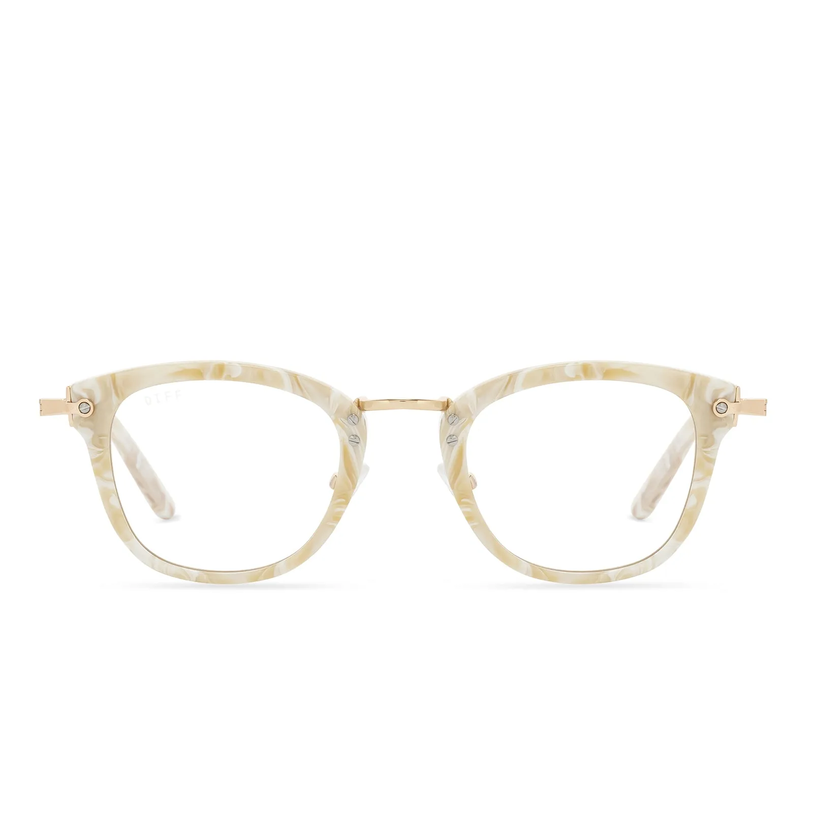 RUE - CASHMERE + BLUE LIGHT TECHNOLOGY GLASSES sold by Diff Eyewear