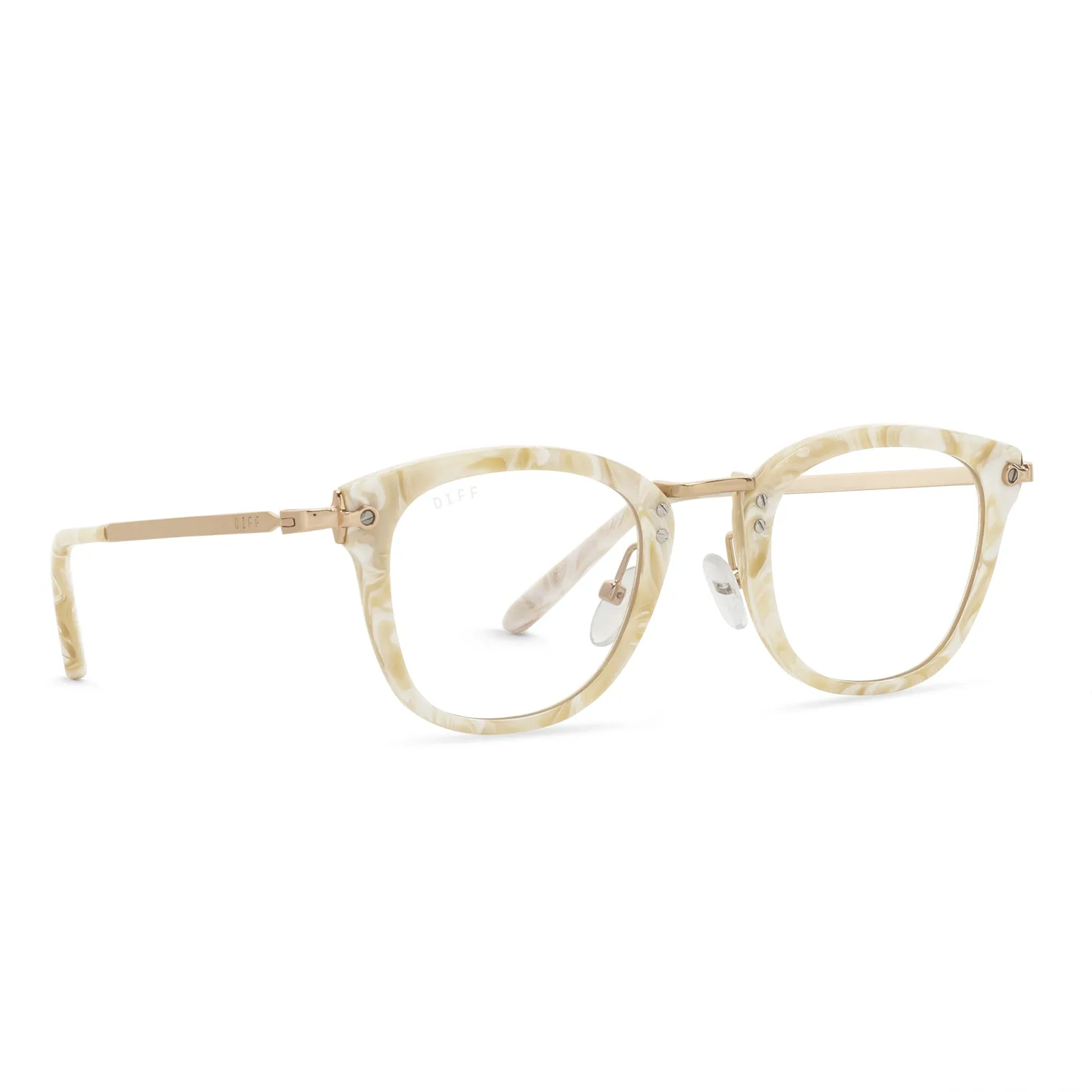 RUE - CASHMERE + BLUE LIGHT TECHNOLOGY GLASSES sold by Diff Eyewear product image thumbnail 2