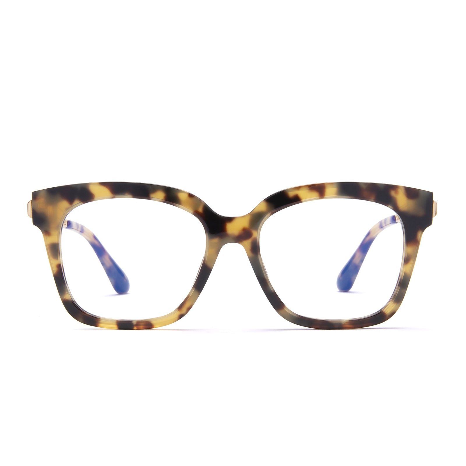 BELLA XS - HAZEL TORTOISE + CLEAR GLASSES sold by Diff Eyewear