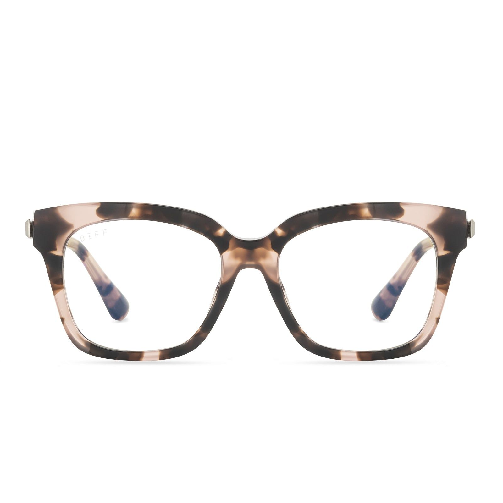 BELLA XS - HIMALAYAN TORTOISE + BLUE LIGHT TECHNOLOGY GLASSES sold by Diff Eyewear