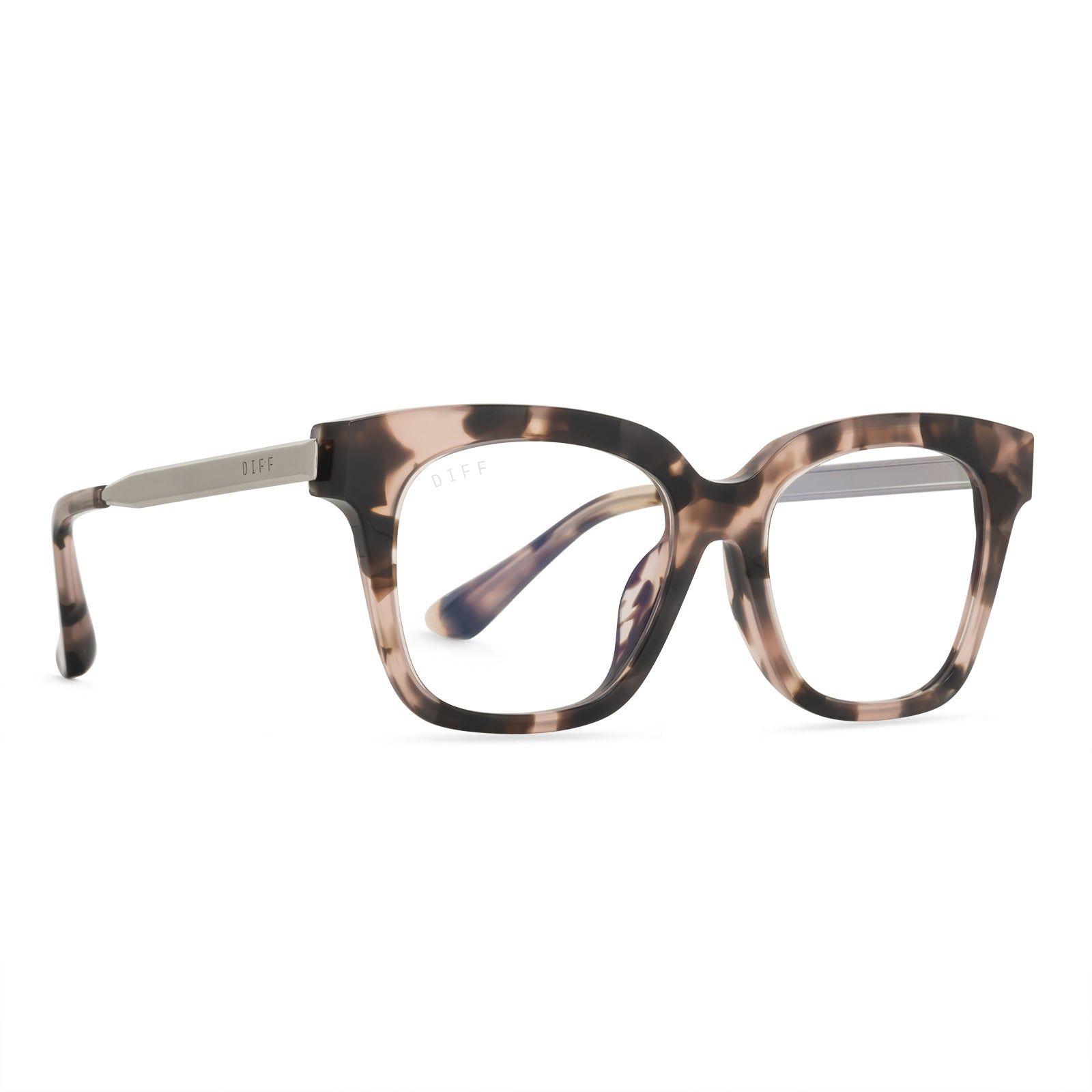 BELLA XS - HIMALAYAN TORTOISE + BLUE LIGHT TECHNOLOGY GLASSES sold by Diff Eyewear product image thumbnail 3