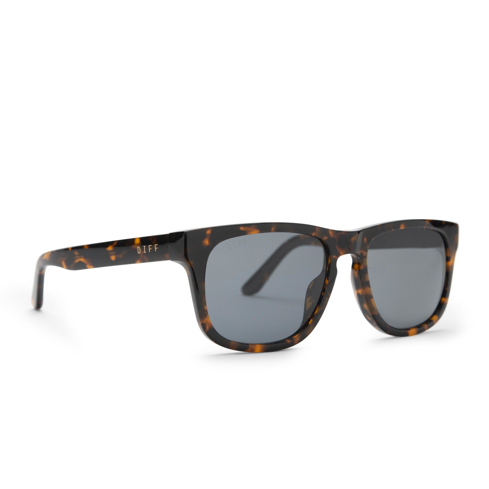 RILEY - SHADOW TORTOISE + GREY POLARIZED SUNGLASSES sold by Diff Eyewear product image thumbnail 2