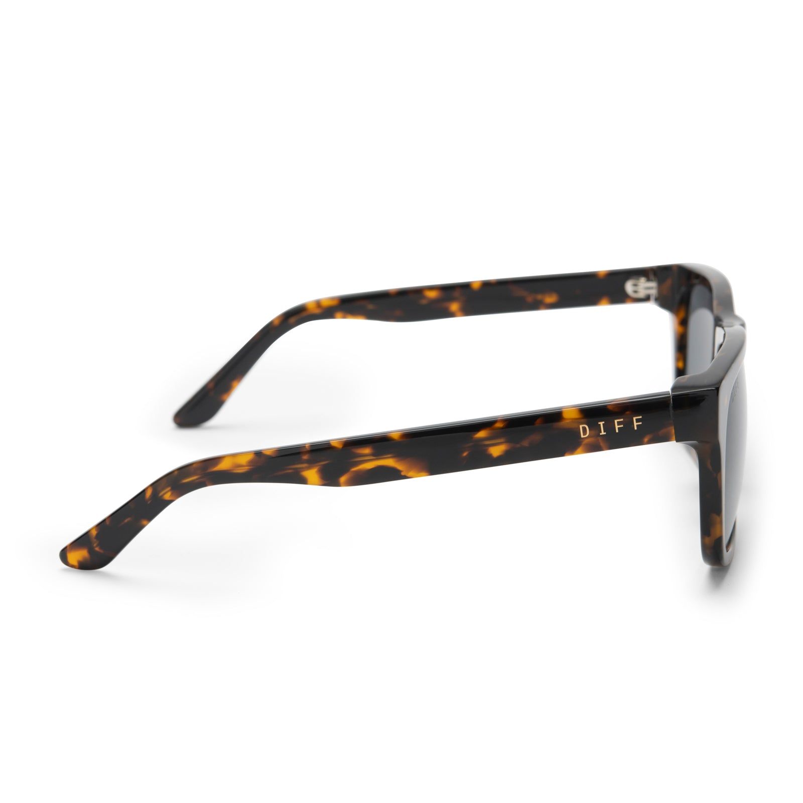 RILEY - SHADOW TORTOISE + GREY POLARIZED SUNGLASSES sold by Diff Eyewear product image thumbnail 4