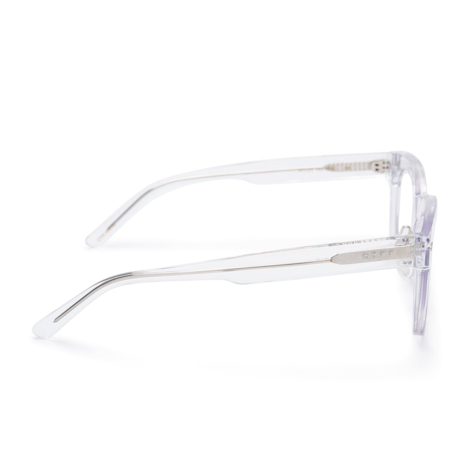 SUMMER - CLEAR CRYSTAL + BLUE LIGHT TECHNOLOGY GLASSES sold by Diff Eyewear product image thumbnail 3