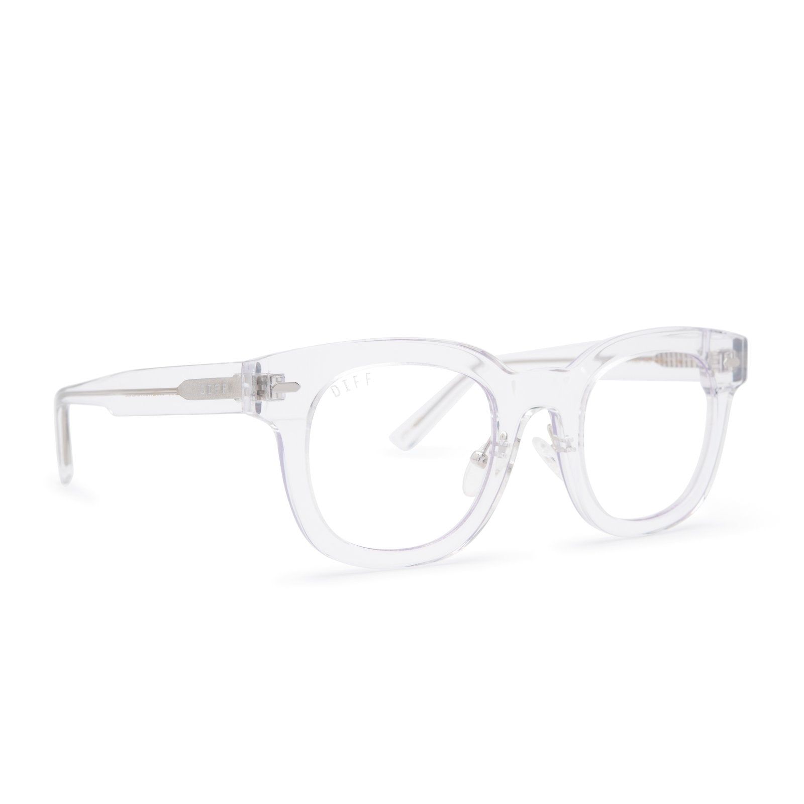 SUMMER - CLEAR CRYSTAL + BLUE LIGHT TECHNOLOGY GLASSES sold by Diff Eyewear product image thumbnail 2