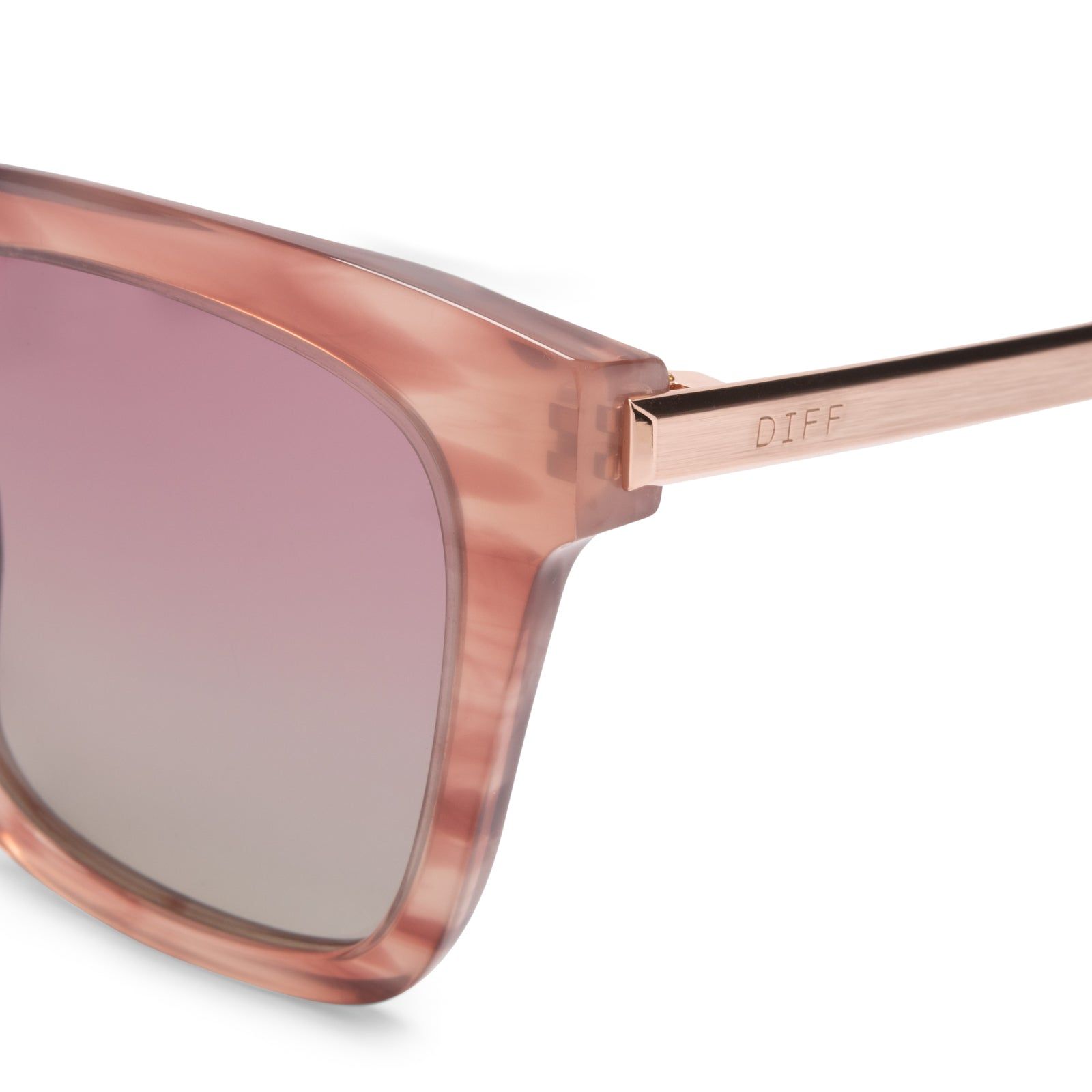 BELLA - CASSIS + WINE GRADIENT POLARIZED SUNGLASSES sold by Diff Eyewear product image thumbnail 4