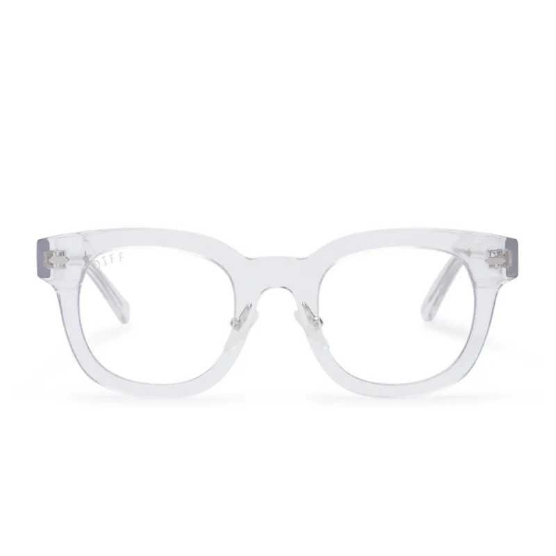 SUMMER - CLEAR CRYSTAL + BLUE LIGHT TECHNOLOGY GLASSES sold by Diff Eyewear
