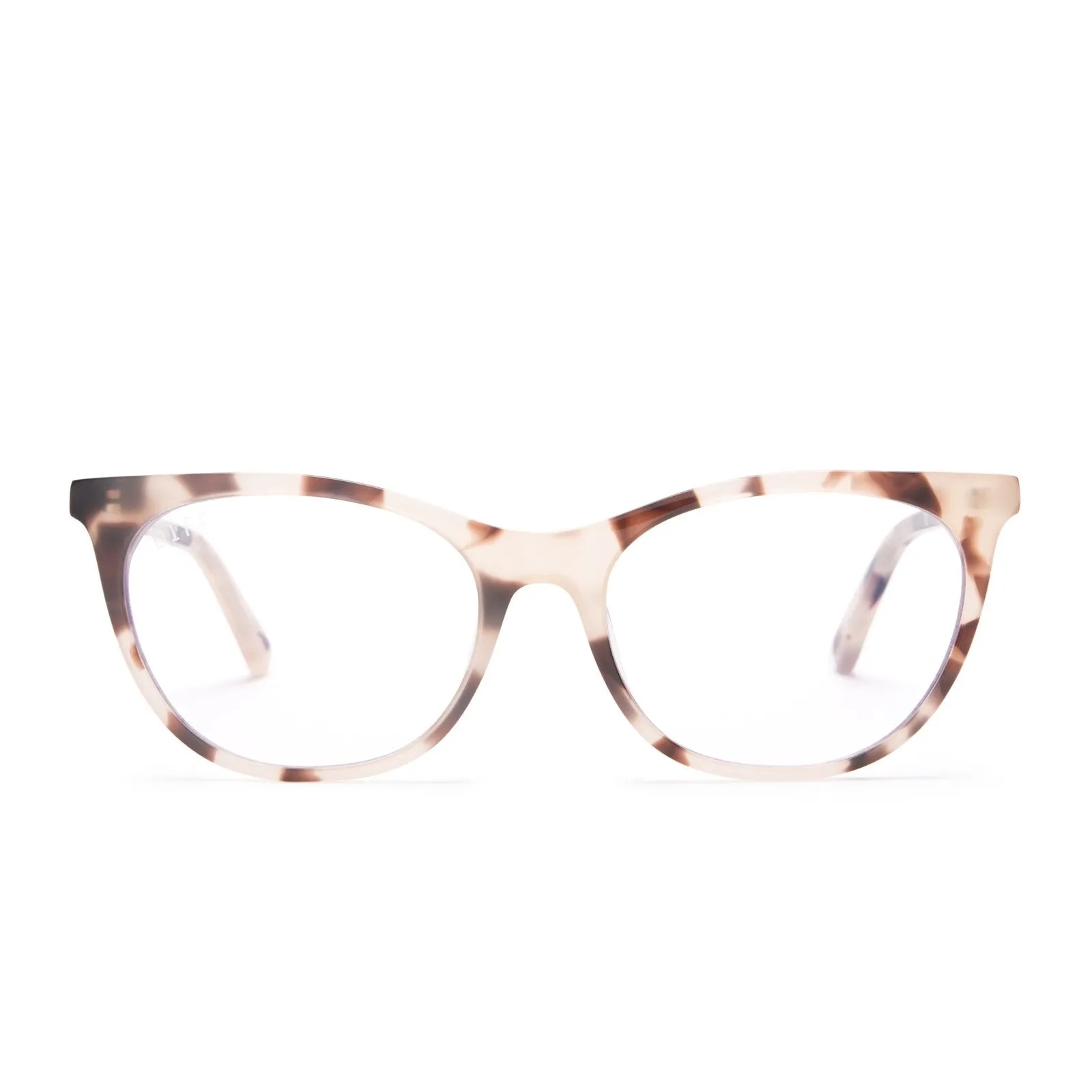 JADE - CREAM TORTOISE + BLUE LIGHT TECHNOLOGY GLASSES sold by Diff Eyewear