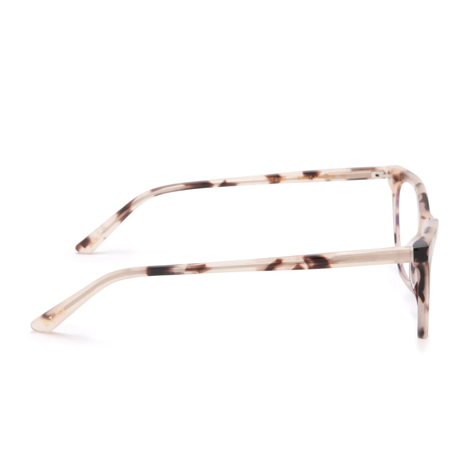 JADE - CREAM TORTOISE + BLUE LIGHT TECHNOLOGY GLASSES sold by Diff Eyewear product image thumbnail 3