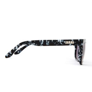 RILEY - BLACK & WHITE + GREY SUNGLASSES sold by Diff Eyewear