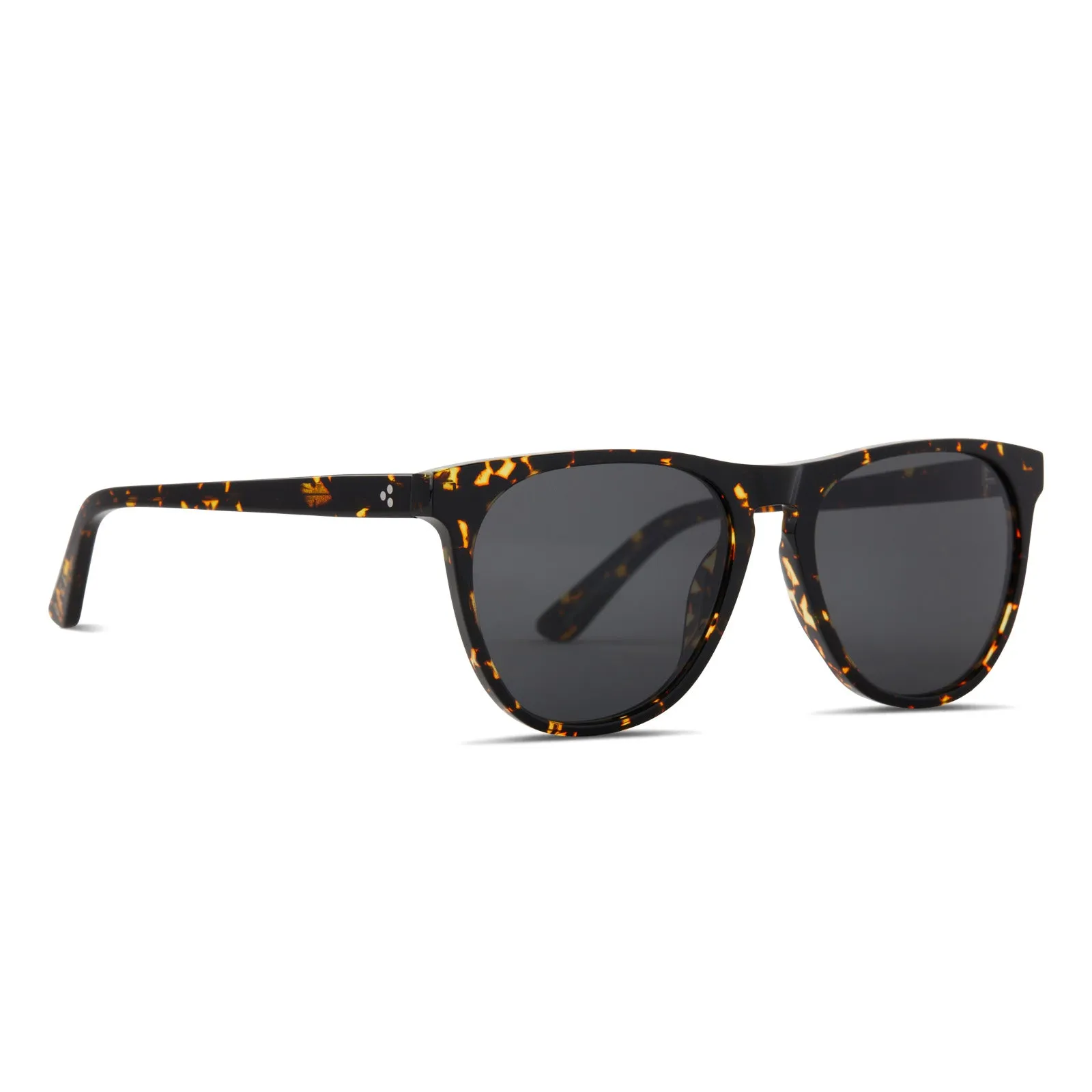 DARREN - FIERY TORTOISE + GREY + POLARIZED SUNGLASSES sold by Diff Eyewear product image thumbnail 2