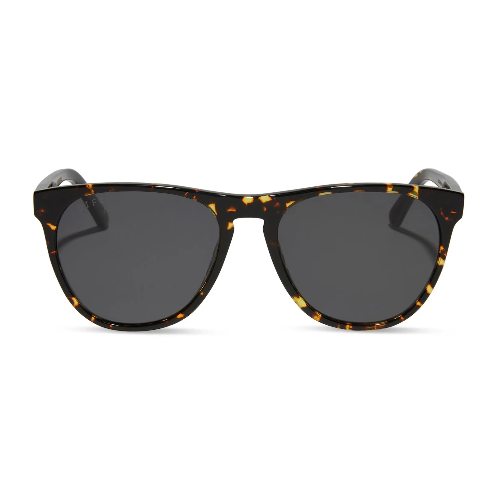 DARREN - FIERY TORTOISE + GREY + POLARIZED SUNGLASSES sold by Diff Eyewear