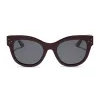 EVA - BORDEAUX + GREY + POLARIZED SUNGLASSES sold by Diff Eyewear