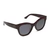 EVA - BORDEAUX + GREY + POLARIZED SUNGLASSES sold by Diff Eyewear