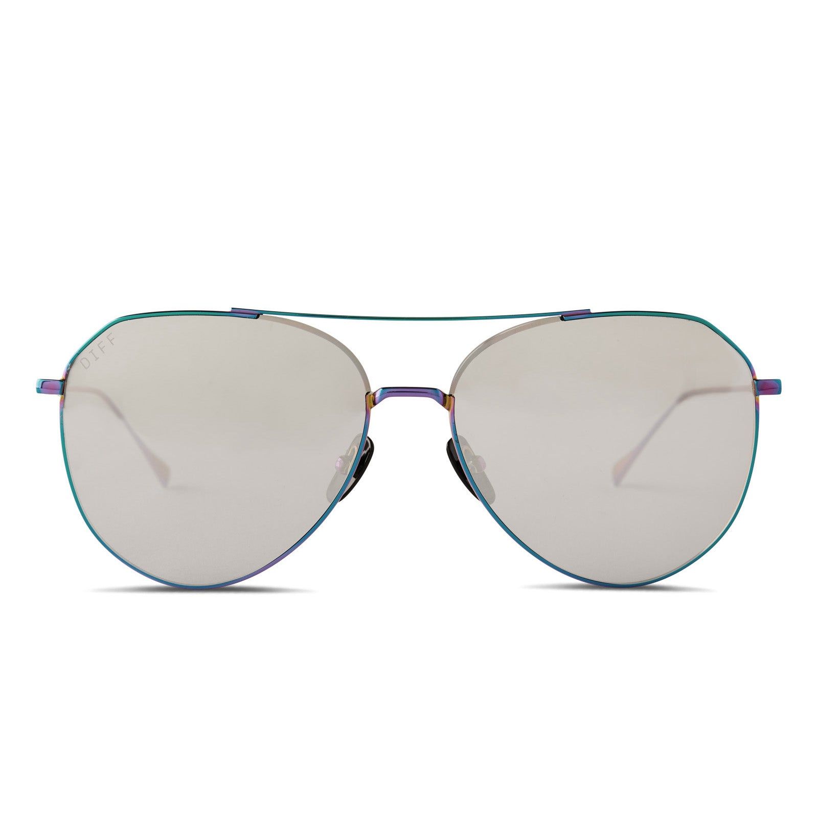 DASH - OIL SLICK + GREY MIRROR SUNGLASSES sold by Diff Eyewear product image thumbnail 2