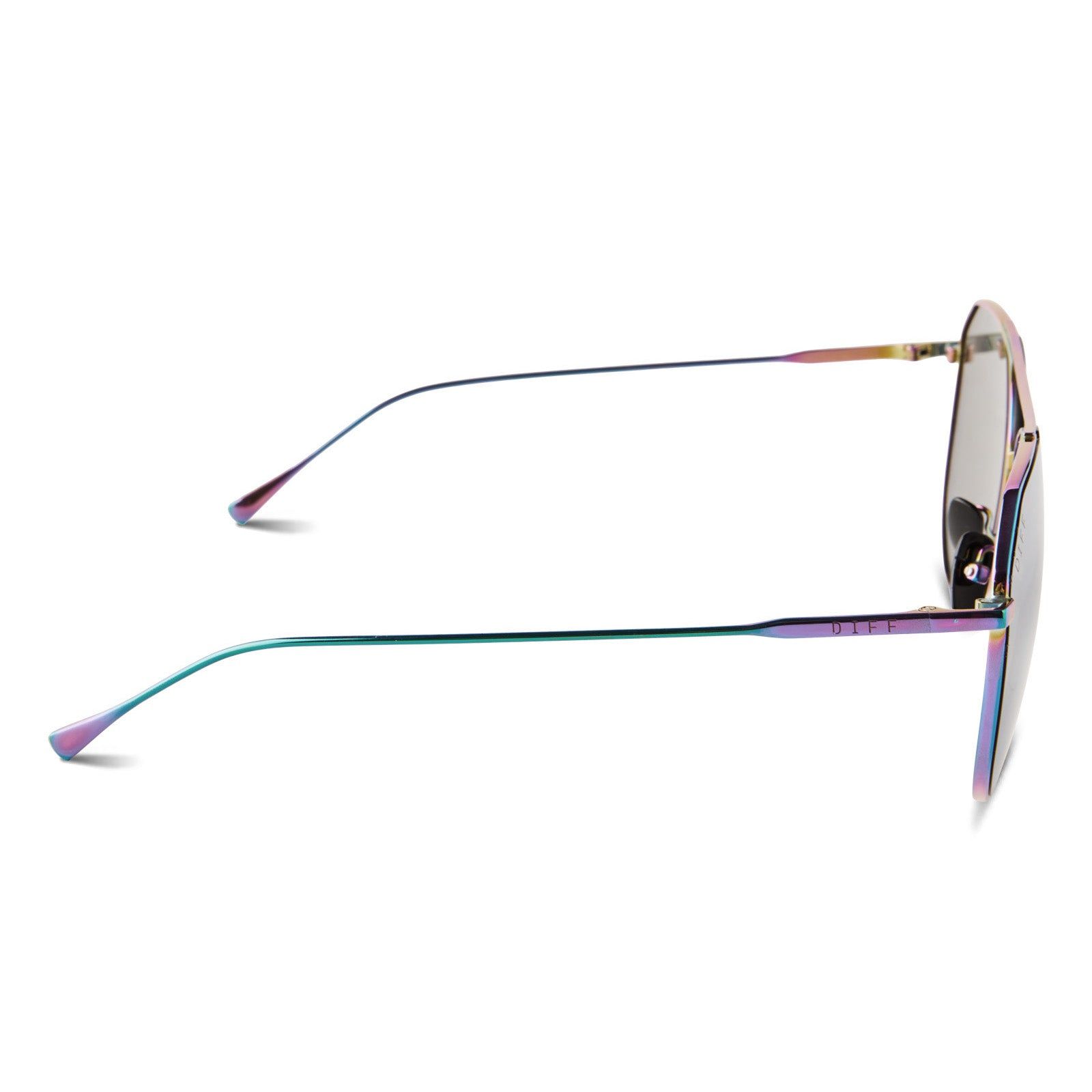 DASH - OIL SLICK + GREY MIRROR SUNGLASSES sold by Diff Eyewear product image thumbnail 3