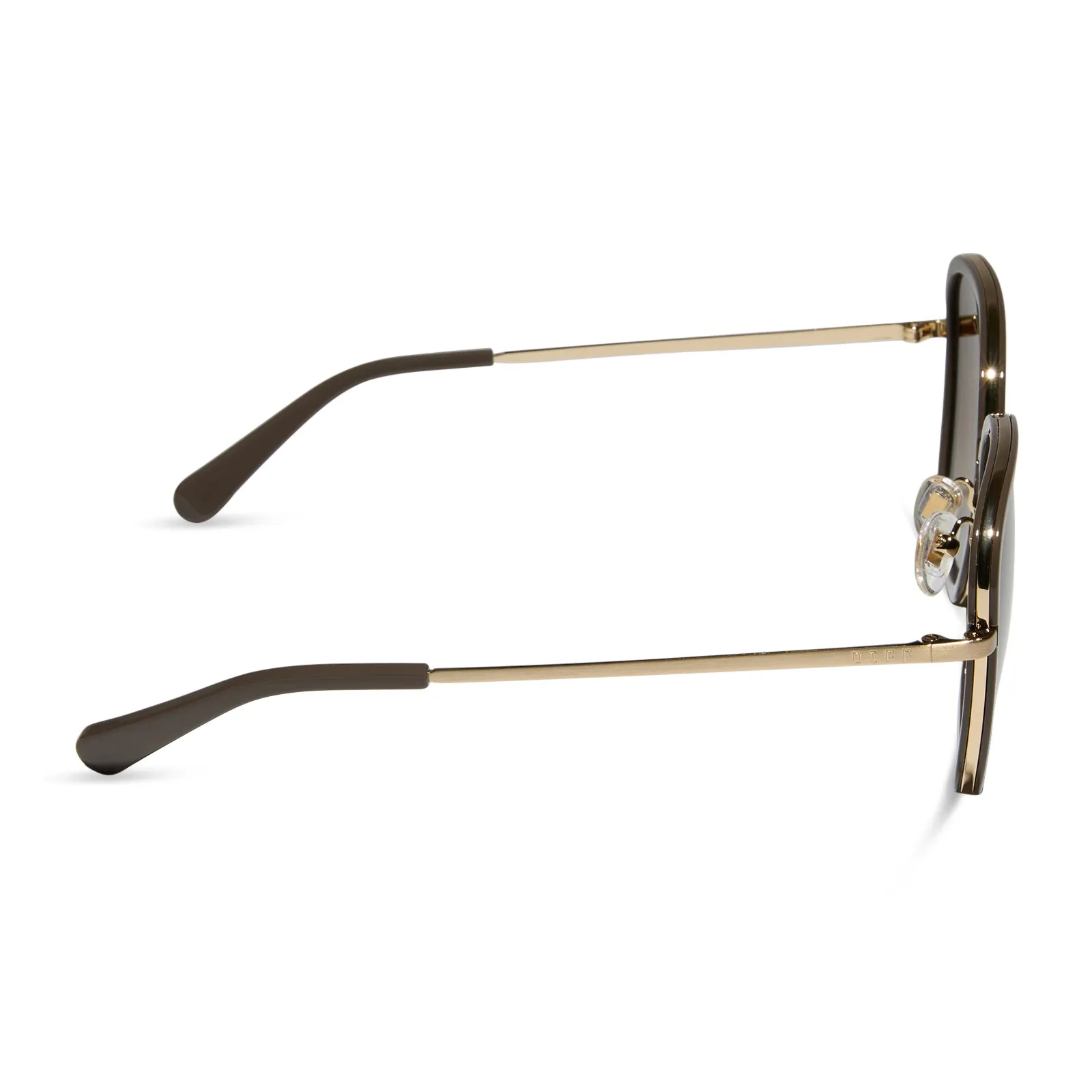 GENEVIVE - LONDON STONE + TRUFFLE GRADIENT + POLARIZED SUNGLASSES sold by Diff Eyewear product image thumbnail 3