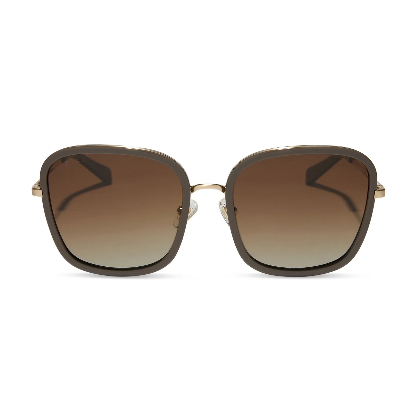GENEVIVE - LONDON STONE + TRUFFLE GRADIENT + POLARIZED SUNGLASSES sold by Diff Eyewear