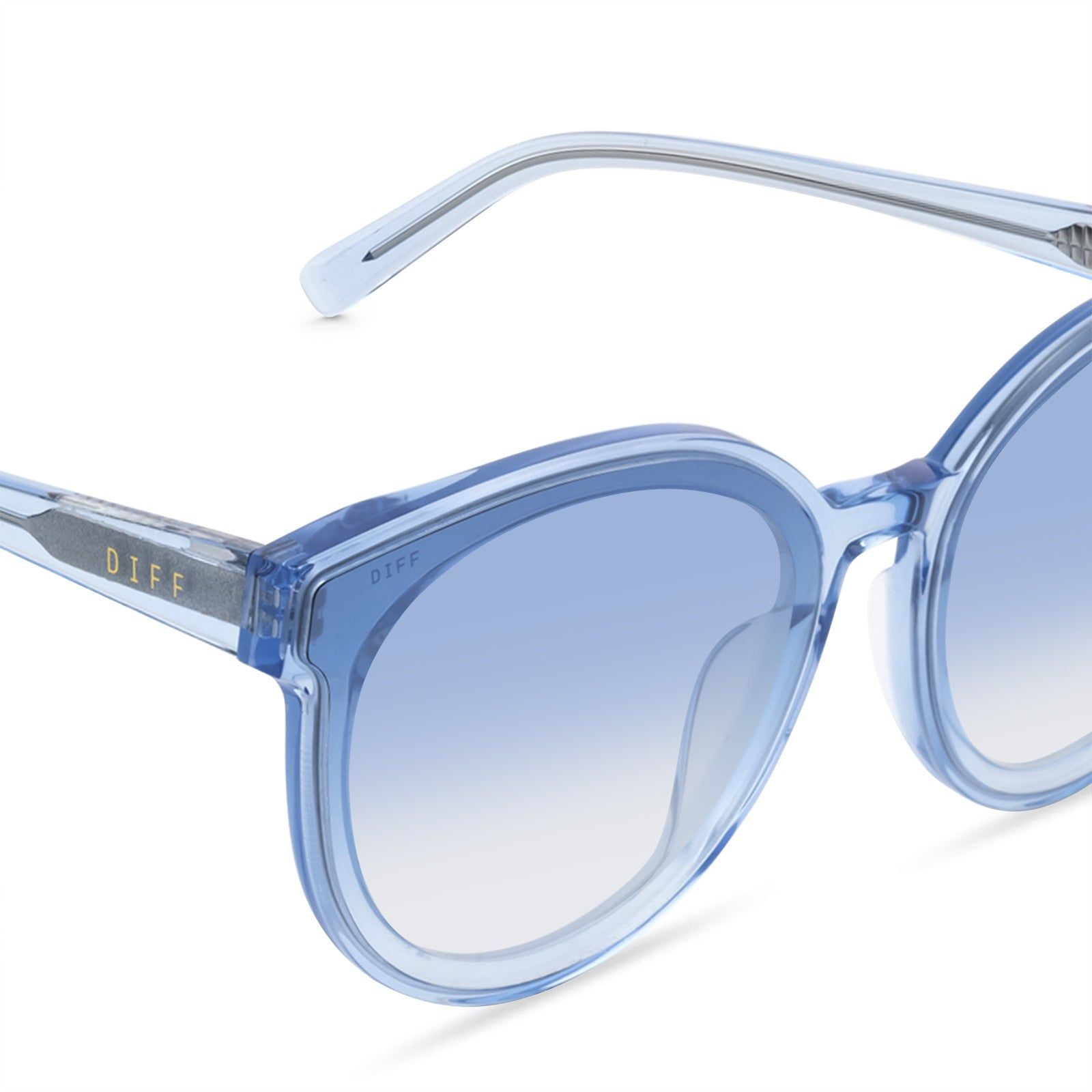 GEMMA - COLOMBIA BLUE CRYSTAL + AEGEAN BLUE GRADIENT SUNGLASSES sold by Diff Eyewear product image thumbnail 4