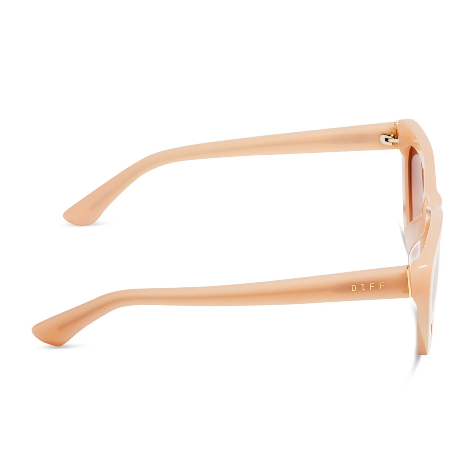 CAMILA - FADED CITRUS + DUSK GRADIENT SUNGLASSES sold by Diff Eyewear product image thumbnail 3
