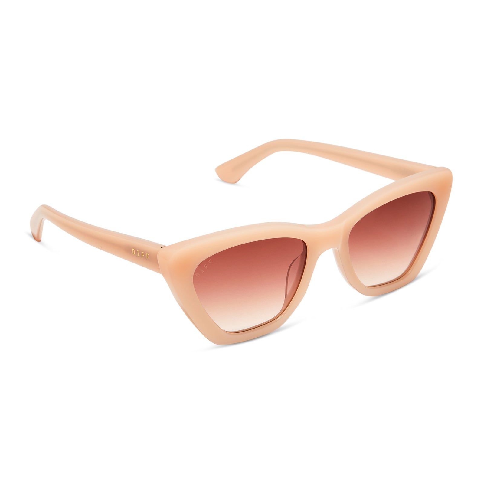 CAMILA - FADED CITRUS + DUSK GRADIENT SUNGLASSES sold by Diff Eyewear product image thumbnail 2