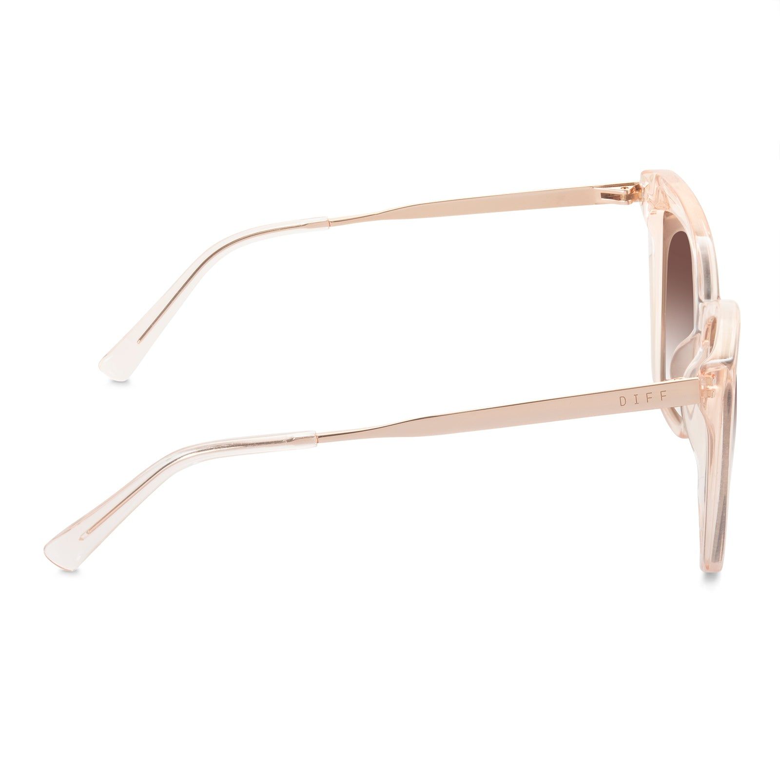 BECKY II - SANDSTONE CRYSTAL + BROWN GRADIENT + POLARIZED SUNGLASSES sold by Diff Eyewear product image thumbnail 4