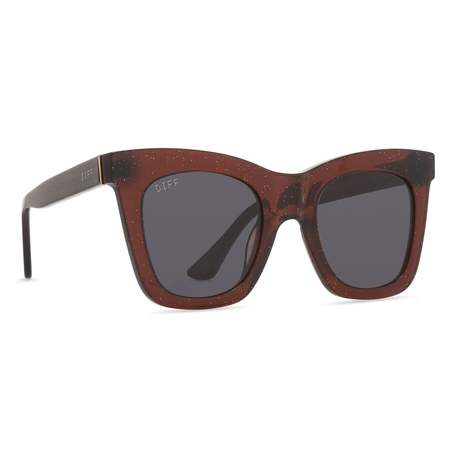 KAIA - FESTIVE CHESTNUT + GREY SUNGLASSES sold by Diff Eyewear product image thumbnail 2
