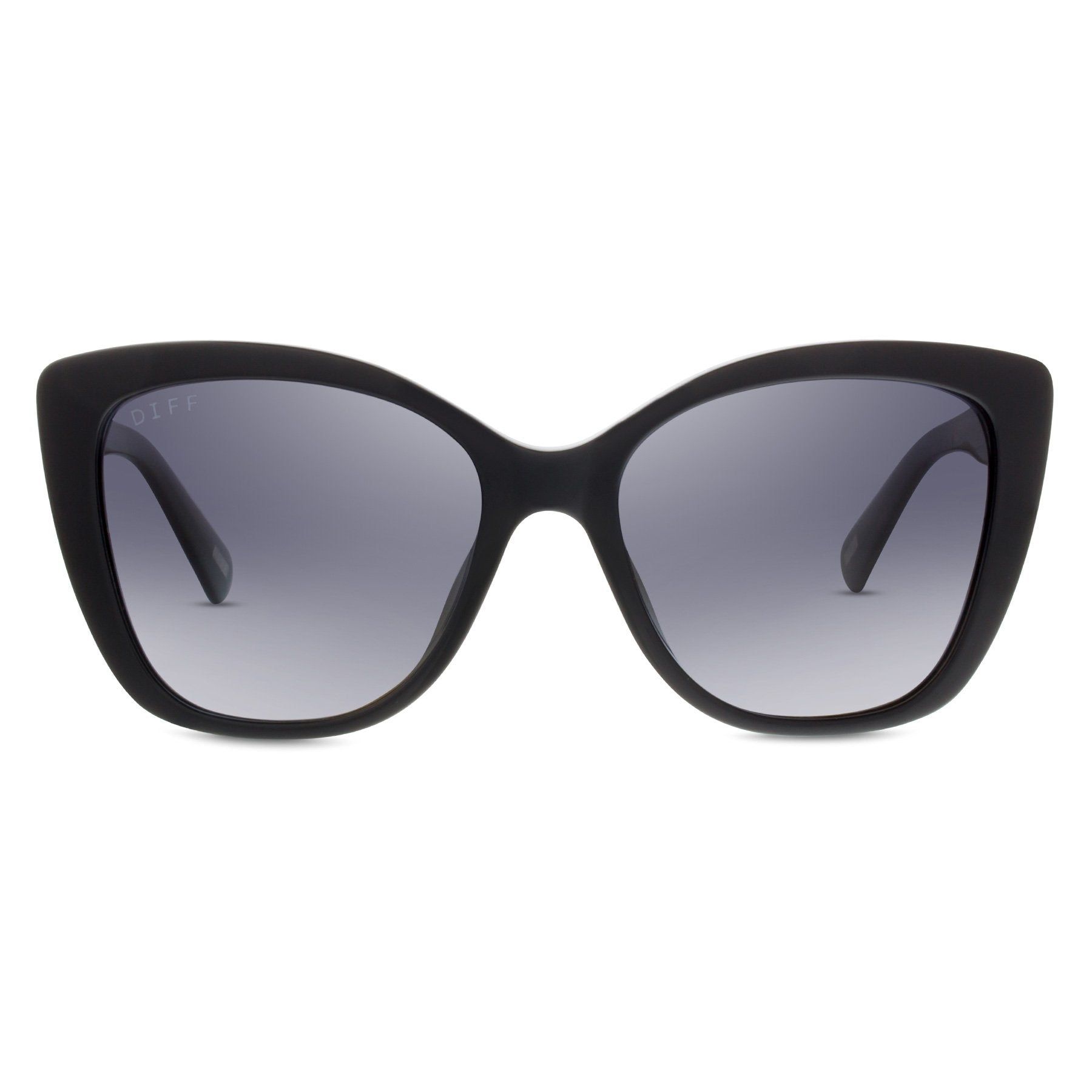 RUBY - BLACK + GREY GRADIENT + POLARIZED SUNGLASSES sold by Diff Eyewear