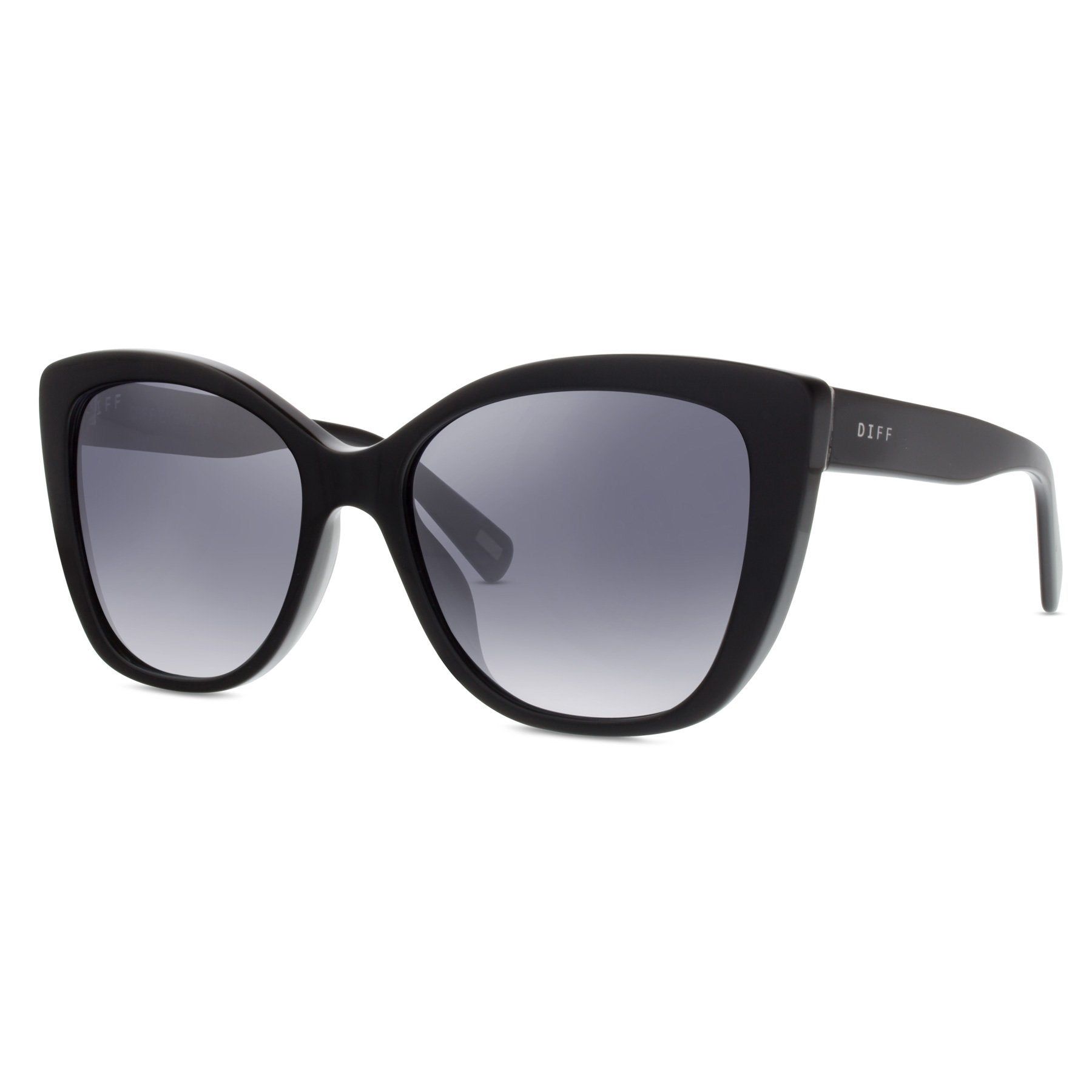 RUBY - BLACK + GREY GRADIENT + POLARIZED SUNGLASSES sold by Diff Eyewear product image thumbnail 2