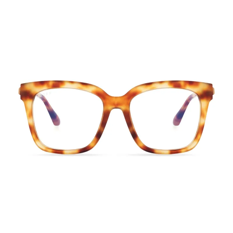 BELLA - SOLSTICE TORTOISE + BLUE LIGHT TECHNOLOGY GLASSES sold by Diff Eyewear