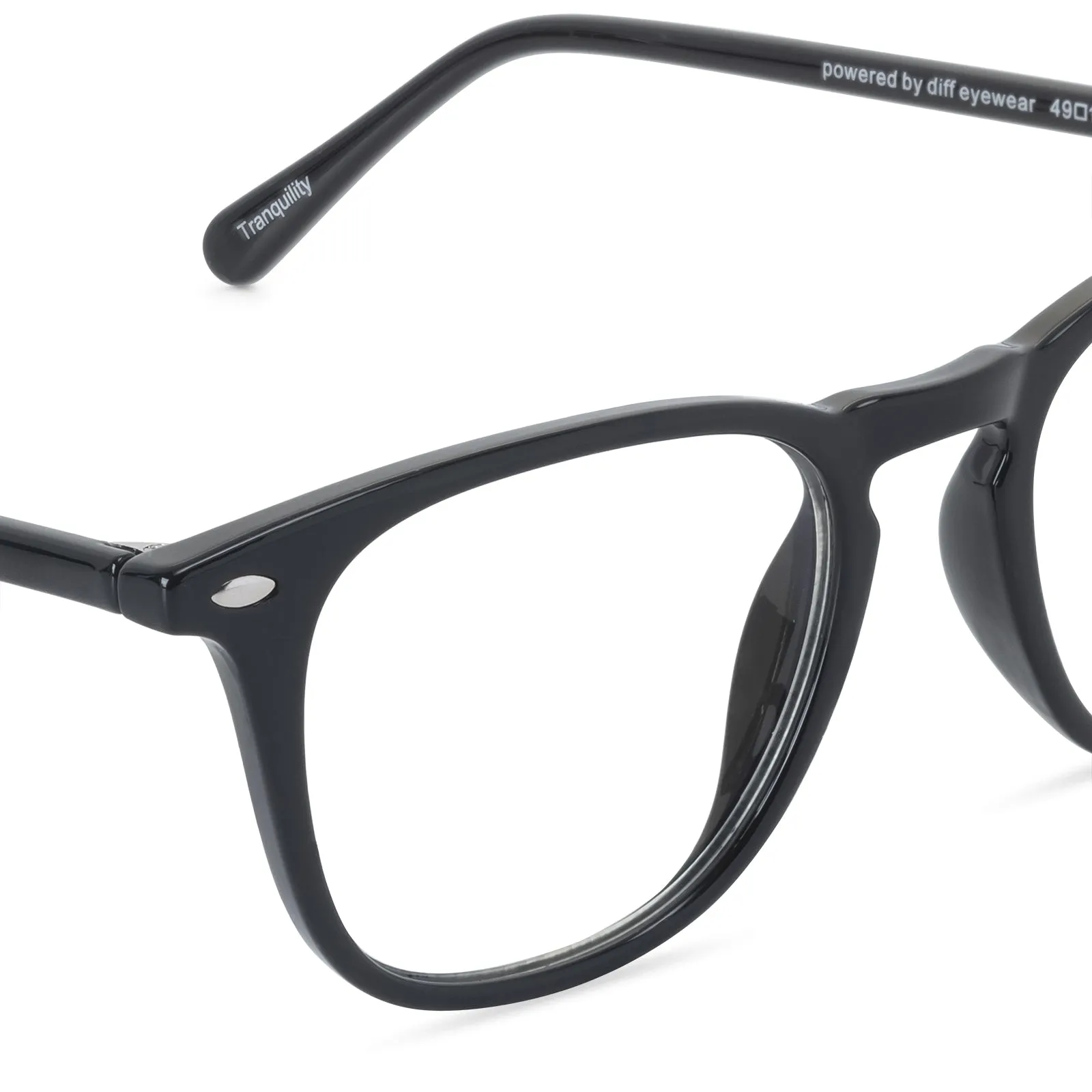 MEN'S HEALTH TRANQUILITY - BLACK + BLUE LIGHT TECHNOLOGY sold by Diff Eyewear product image thumbnail 3