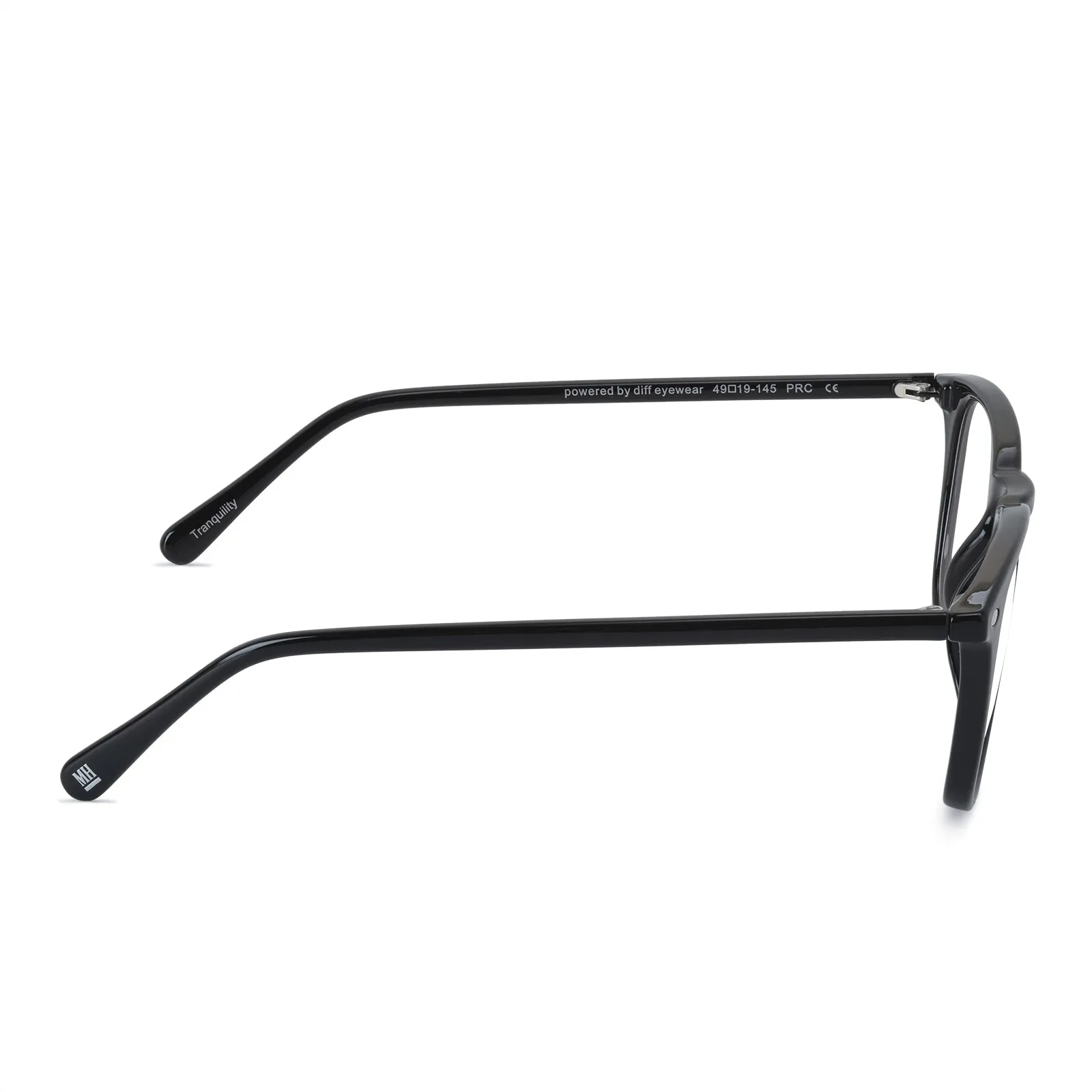 MEN'S HEALTH TRANQUILITY - BLACK + BLUE LIGHT TECHNOLOGY sold by Diff Eyewear product image thumbnail 4