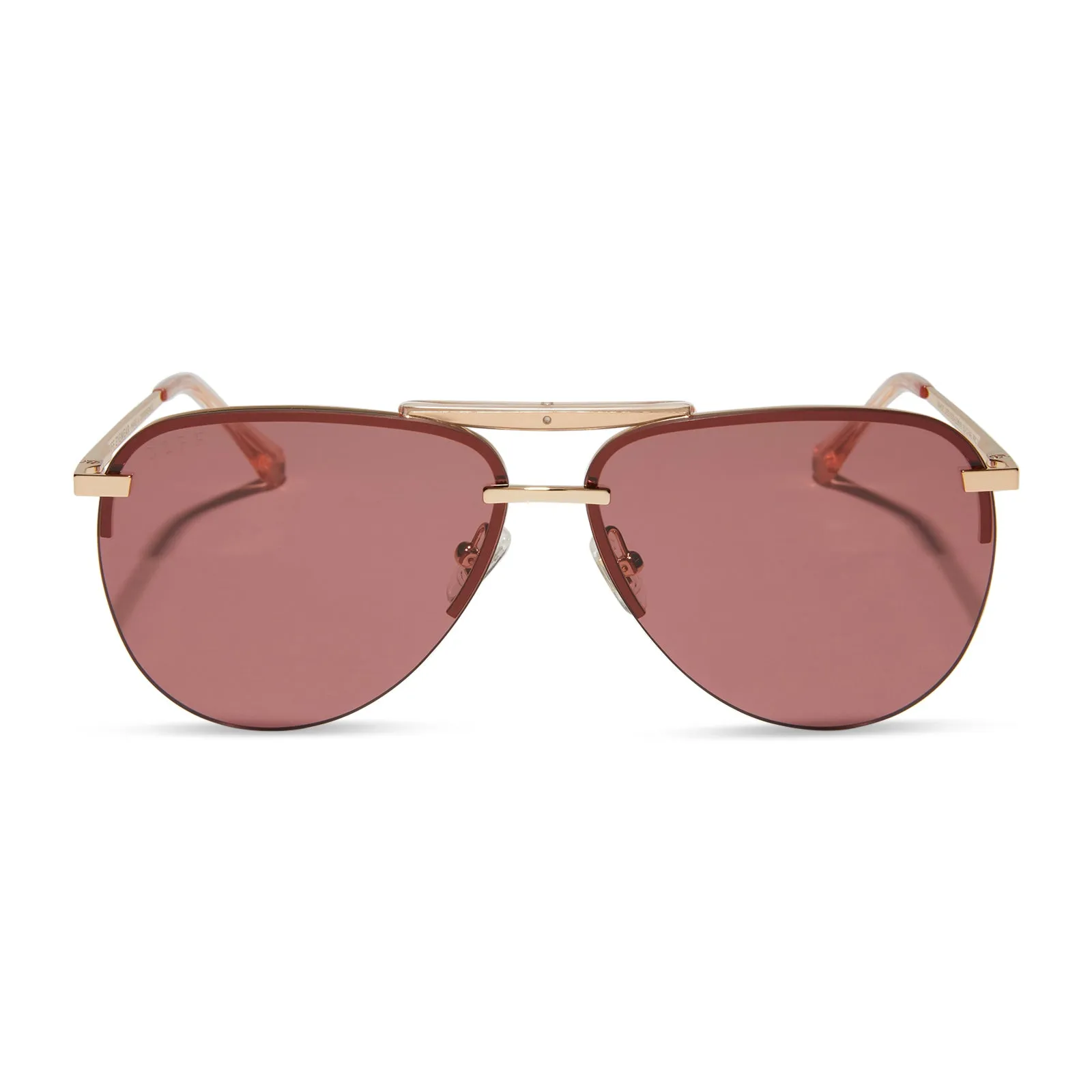 TAHOE - GOLD + MAUVE SUNGLASSES sold by Diff Eyewear