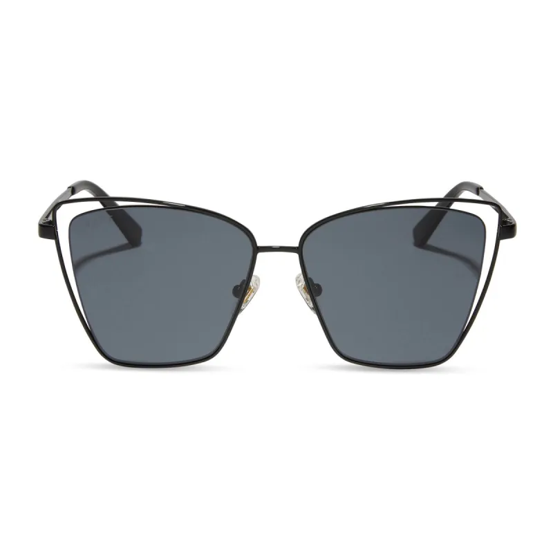 BECKY III - BLACK + GREY SUNGLASSES sold by Diff Eyewear