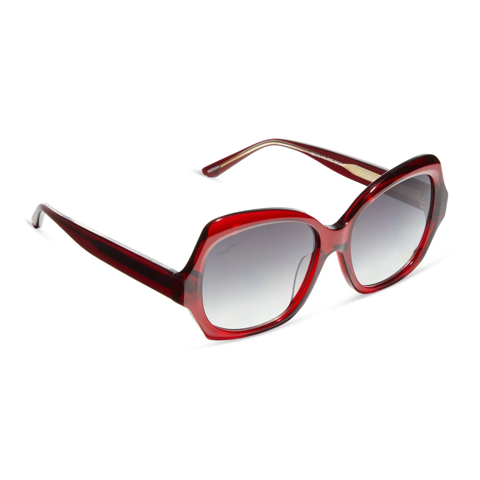 PATRICIA NASH - FARRAH + RUBY RED CRYSTAL + GREY GRADIENT SUNGLASSES sold by Diff Eyewear product image thumbnail 2