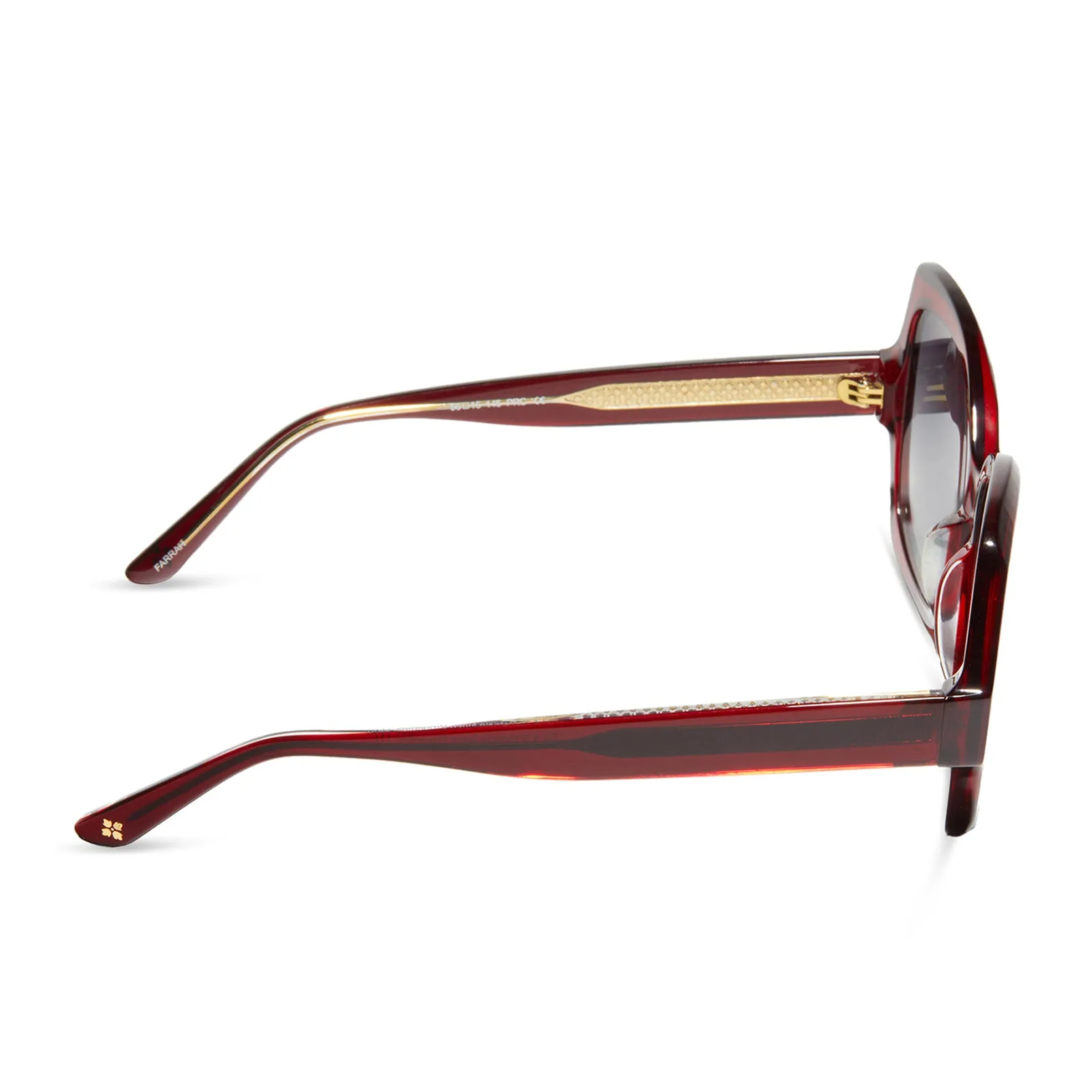 PATRICIA NASH - FARRAH + RUBY RED CRYSTAL + GREY GRADIENT SUNGLASSES sold by Diff Eyewear product image thumbnail 3