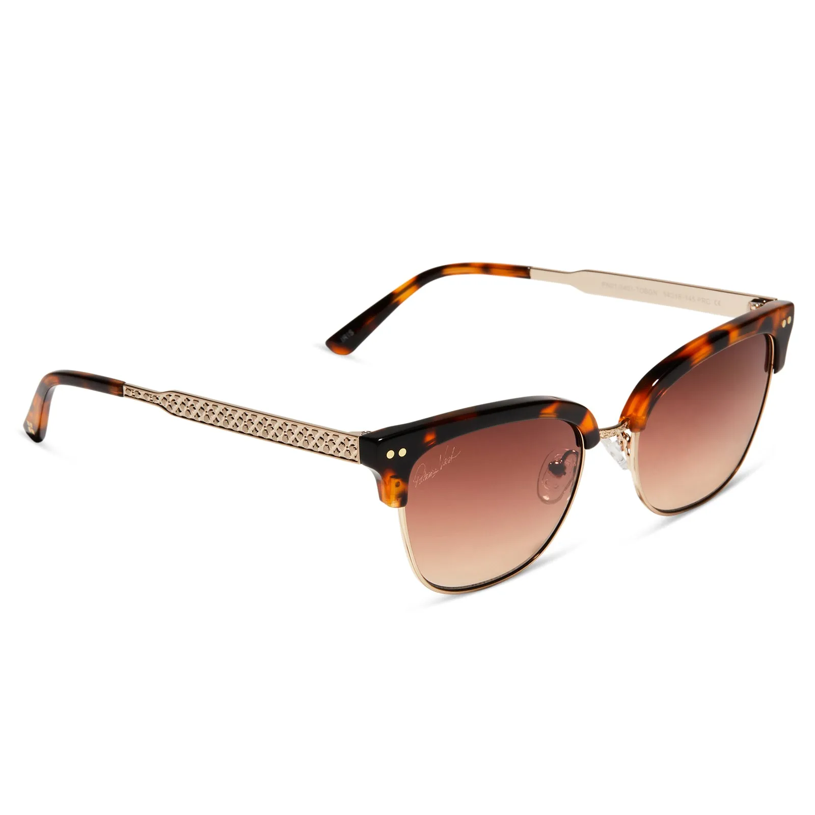 PATRICIA NASH - IRIS + TORTOISE + BROWN GRADIENT SUNGLASSES sold by Diff Eyewear product image thumbnail 2