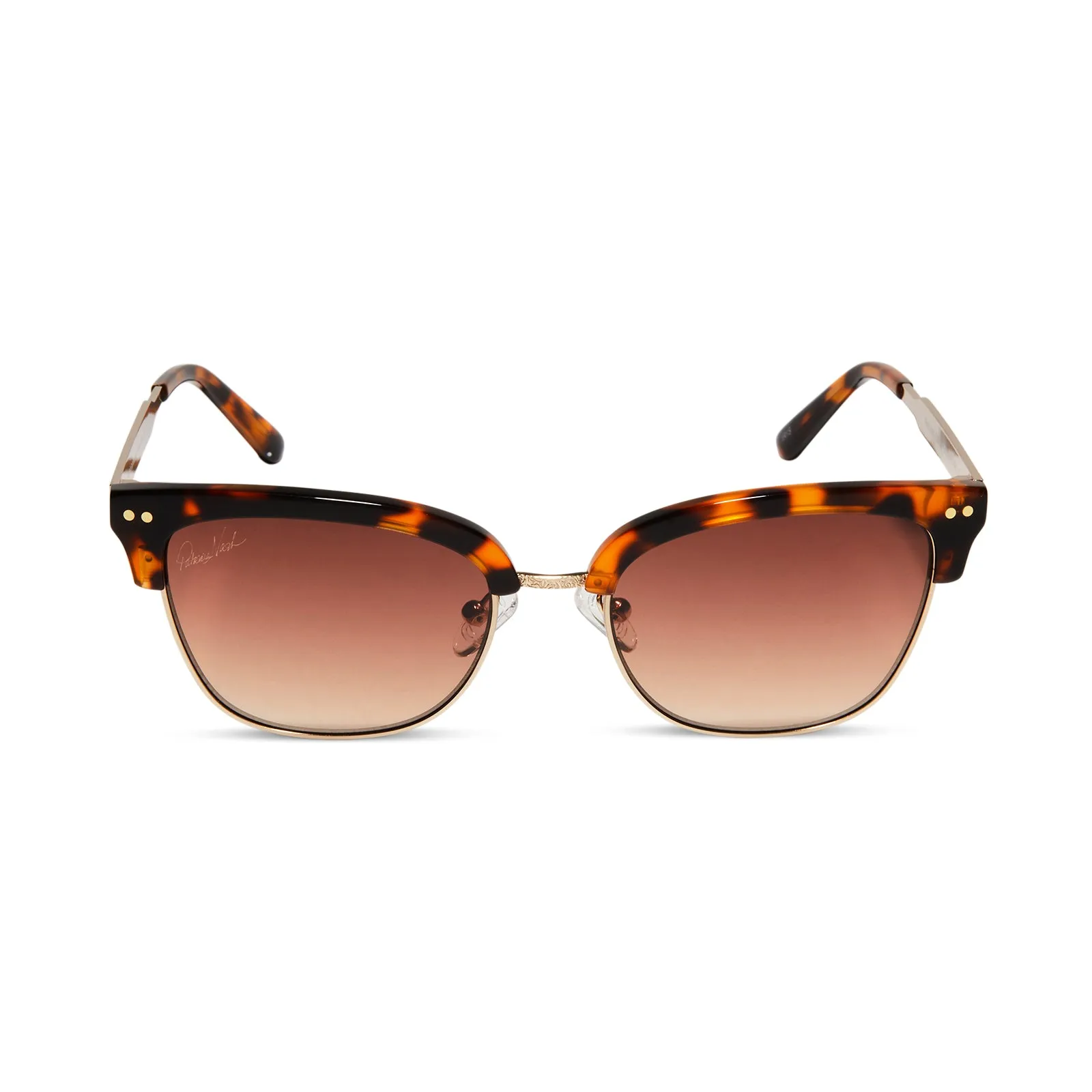 PATRICIA NASH - IRIS + TORTOISE + BROWN GRADIENT SUNGLASSES sold by Diff Eyewear